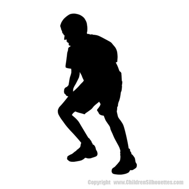 Picture of Boy Playing 43 (Children Silhouette Decals)