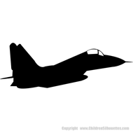 Picture of Jet Fighter  6 (Wall Silhouettes: Decals)