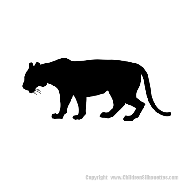 Picture of Lioness 16 (Safari Animal Silhouette Decals)