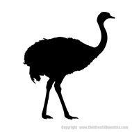 Picture of Ostrich 28 (Safari Animal Silhouette Decals)