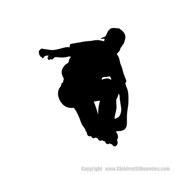 Picture of Rollerblading  1 (Skating Wall Silhouettes)