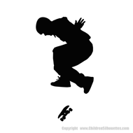 Picture of Skateboarder  8 (Youth Decor: Wall Silhouettes)