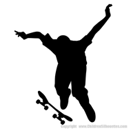 Picture of Skateboarder 14 (Youth Decor: Wall Silhouettes)