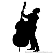 Picture of Stand Up Bass Player 13 (Wall Silhouettes)