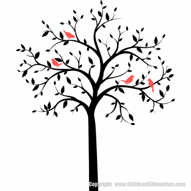 Picture of Tree 13 (Vinyl Wall Decals: Tree Silhouettes)