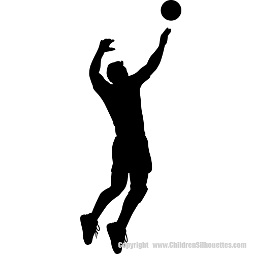 VOLLEYBALL DECOR (Silhouette Decal)